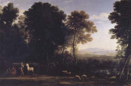 Claude Lorrain Landscape with Erminia and the Shepherds (mk17) china oil painting image